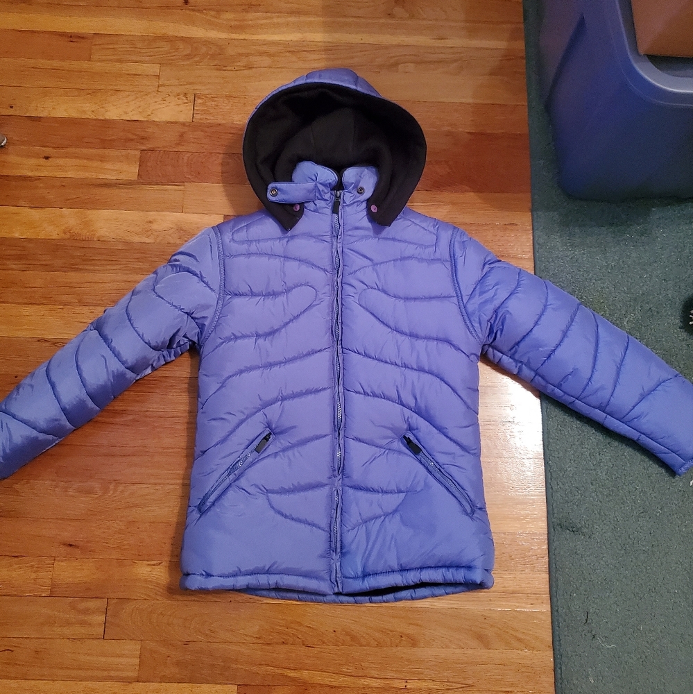 Rothschild Girls Purple Winter Coat Size XL - Picture 4 of 6